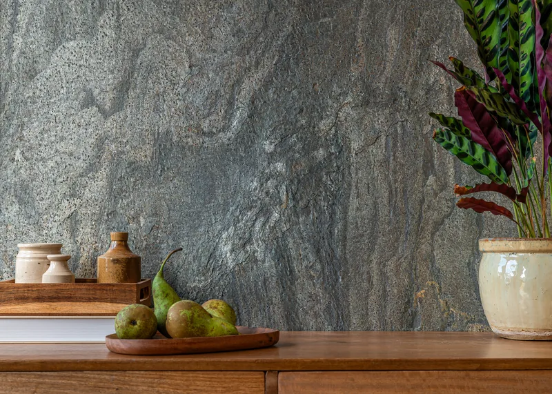 Ocean Sage natural stone veneer panel, shown head-on